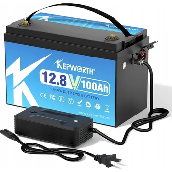 Akumulátor KEPWORTH LiFePO4 12V 24V 100Ah 200Ah + BMS + USB + nabíječka