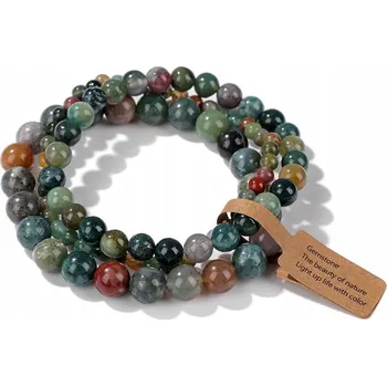 Náramek Náramek z přírodních kamenů Rock Boho dárek 3 ks sada