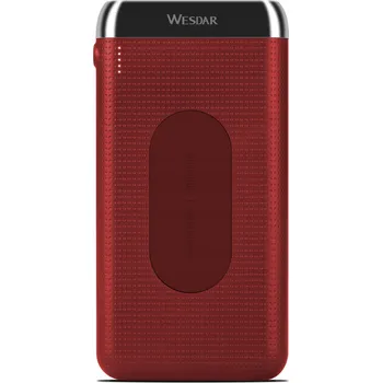 Powerbanka Powerbank Wesdar 10000 mAh červený