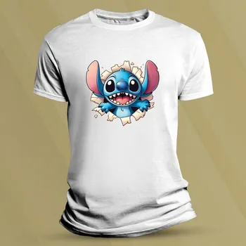 Chlapecké tričko Dětské tričko s potiskem Stitch Bílá velikost S