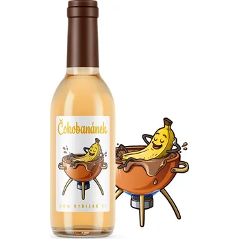 Víno Mini Čokobanánek- Banánový speciál s čokoládou | 11% alk. | Rybízák.cz Banánový speciál s čokoládou | 11% alk.