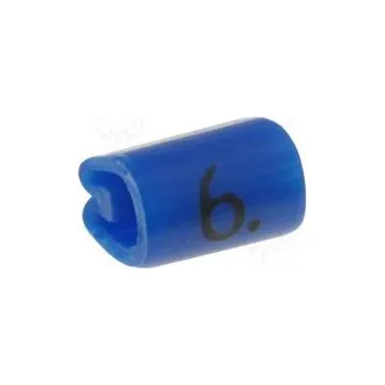 Elektrický konektor Kabelové značky pro kabely a vodiče Symbol štítku 6 PVC
