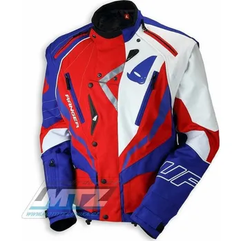 Moto bunda Bunda Ufo Enduro červeno-modro-bílá XXL (uf4417-04) (Velikost: XXL) UF4417-04-XXL