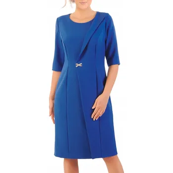 Dámské šaty Klasické midi koktejlové šaty Carla Moreno velikost 50