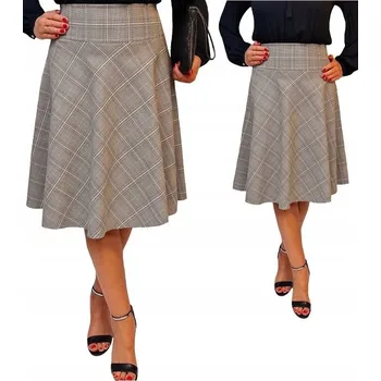 Dámská sukně K&M Krawiectwo sukně rozšířená midi velikost 46