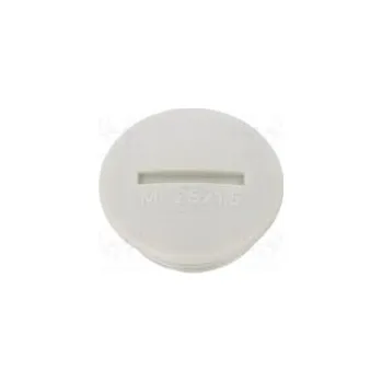 Záslepka M25 1,5 Mat polystyrén Těleso světle šedá 8mm