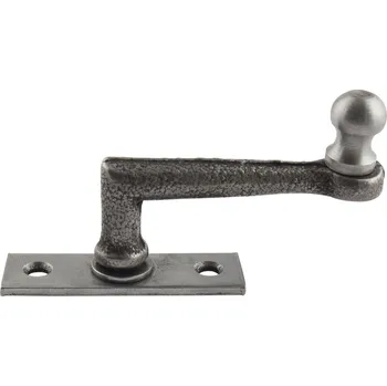 Příslušenství k oknu Železný okenní obrtlík na hranaté podložce 17 mm surová ocel šedá