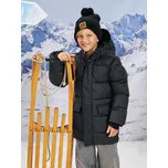 Sinsay - Prošívaná puffer bunda s kapucí - šedá - 458FC-90X - 458FC-90X-158