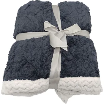 deka Beránková deka Island šedá, 150 x 200 cm