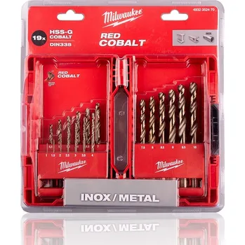 Dílna Milwaukee sada vrtáků do kovu HSS-G Co (19 ks) 4932352470