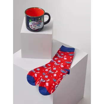 Sinsay - Vánoční dárková sada: hrnek a ponožky Stitch - vícebarevná - 516ES-MLC - 516ES-MLC-ONE