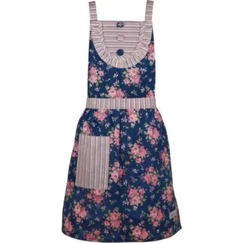 Kuchyňská zástěra Modrá s růžemi • Isabelle Rose