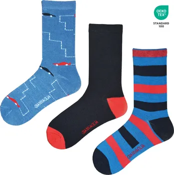 3PACK dětské ponožky Benysøn vícebarevné (SK-401) 35/38 Možnost vrácení zboží ZDARMA do 120 dnů!
