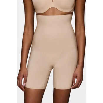 Dámské oblečení Kalhotky Triumph BMU Illusion Curve Super HW Mid-Thigh 00 tělová S