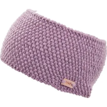 Zimní čelenka čelenka bjež MERINO levandule