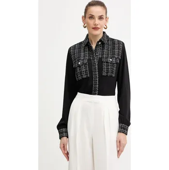 Pánská košile Košile Guess SANDRA W5BH55.W2382 černá 99X, vel. M