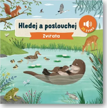 Leporelo Svojtka Hledej a poslouchej Zvířata Lucy Barnard