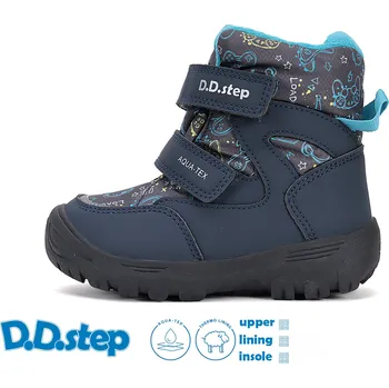 Chlapecká zimní obuv D.D.STEP zimní obuv P081-52299A Barva: Šedá, Velikost: 24