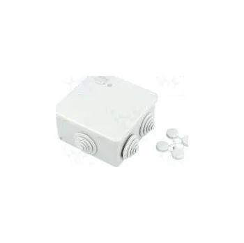Elektroinstalační krabice Kryt propojovací krabice X 80mm Y 80mm Z 40mm na omítku IP44