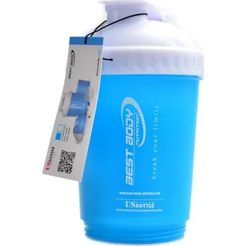 Shaker Best Body nutrition Shaker US bottle - modro bílý