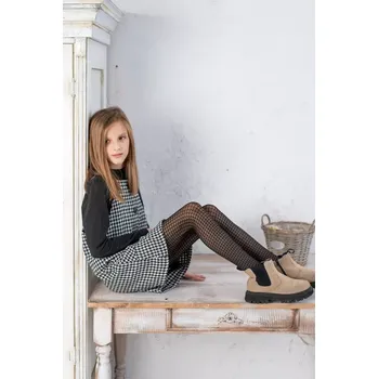 DĚTSKÉ PEPLITE PUNČOCHÁČE CHICCA JUNIOR DR2502 bianco 128-134