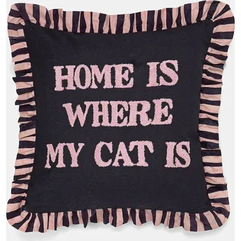 Povlak na dekorativní polštářek Dekorativní povlak na polštář Medicine tmavomodrá barva RW25-PSU824 59X