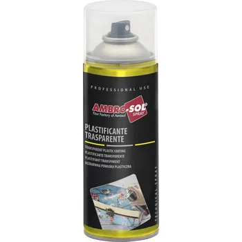Barva ve spreji Transparentní laminace a ochranný film ve spreji / AMBRO-SOL Plastic coating transparent 400 ml