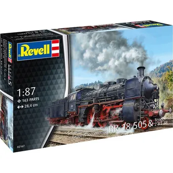 Plastikový model Revell BR 18 505 s tendrem T38 (1:87)