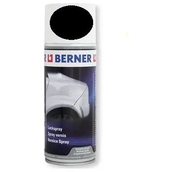 Barva ve spreji Berner 89857 Lak ve spreji 400ml - RAL 9005 sytě černá + sleva 5% po přihlášení