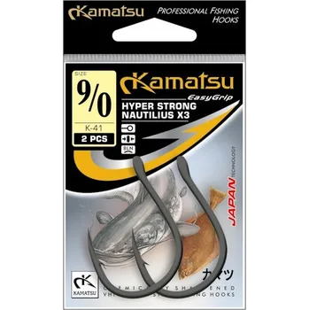 Rybářský háček Háčky Kamatsu HYPER STRONG NAUTILIUS X3 Velikost 5/0