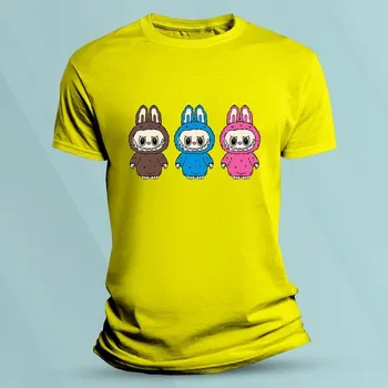 Tričko pro děti Labubu barevní Žlutá velikost 128 (7-8 let)