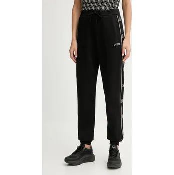 Tepláky Guess OCTAVIA dámské, černá barva, s aplikací, V5BB23 KCX22 V5BB23.KCX22 99X, vel. L