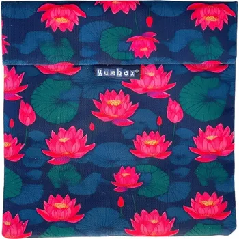 Svačinový box Yumbox Sáček na svačinu znovupoužitelný - Lotosové květy