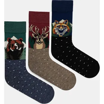 Pánské ponožky Bavlněné ponožky Medicine 3-pack více barev RW25-LGM805 vícebarevná MLA, vel. 43/46