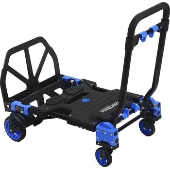 Stavební technika Kraft-Dele Skládací přepravní vozík 2 v 1 pro skladování, nosnost 150 kg KD3094