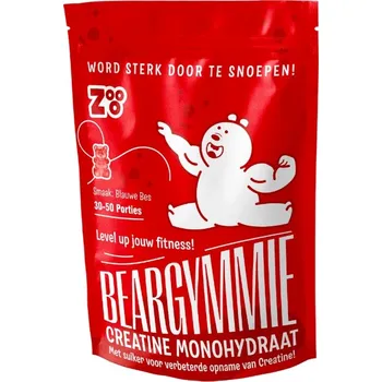 Kreatinoví Gumoví Medvídci - ZOOO Příchuť: Jahoda Bez Cukru