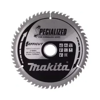 Řezný kotouč E-08903 Kotouč pilový dřevo Efficut 216x2x30mm 60Z Makita