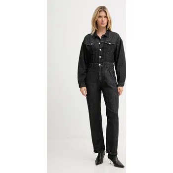 Dámský overall Džínový overal Haveone YGZ.P007 černá 99J, vel. S