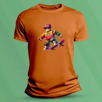 Chlapecké tričko Bavlněné dětské tričko Roblox pro kluky velikost 116 (5-6 let) Oranžová