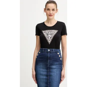 Dámské tričko Tričko Guess W5BI15.J1314 černá 99X, vel. XL