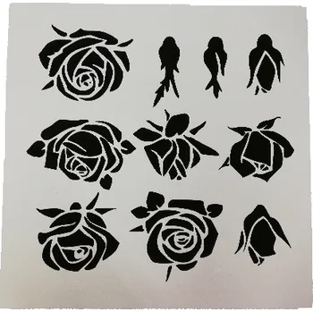 Šablona plastová pro kreativní tvoření - 30 x 30 - AB012