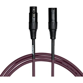 Cascha Standard Line Microphone Cable Purple 2 m Mikrofonní kabel