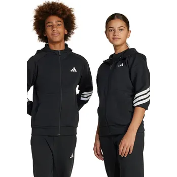 Chlapecká mikina Dětská mikina adidas JJ4801 černá 99X, vel. 176