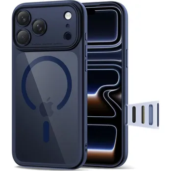 Náhradní díl pro mobilní telefon Kryt Tech-Protect Magpeak Magsafe Cc iPhone 17 Pro Max Deep Blue/Clear