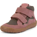 Dívčí zimní barefoot boty TEX WOOL Gray Pink, Froddo, G3110254-6W, růžová - 33