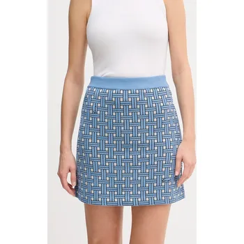 Dámská sukně Sukně Kenzo modrá barva, mini, áčková, FF52JU4733CO.64 55X, vel. XS