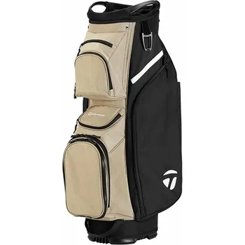 Golfový bag Taylor Made TaylorMade Lite cart bag černo-hnědý + Dárková krabička týček