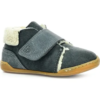 Dívčí zimní obuv Ricosta Fluff carbon zimní barefoot boty Velikost boty (EU): 21, Vnitřní délka boty: 137, Vnitřní šířka boty: 54