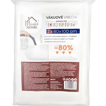 Úložný box 2x vak s ventilem pro odsávání 80 x 100 cm Magichome