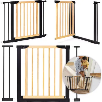 Dětská zábrana ECOTOYS SF-011-BC černá/hnědá